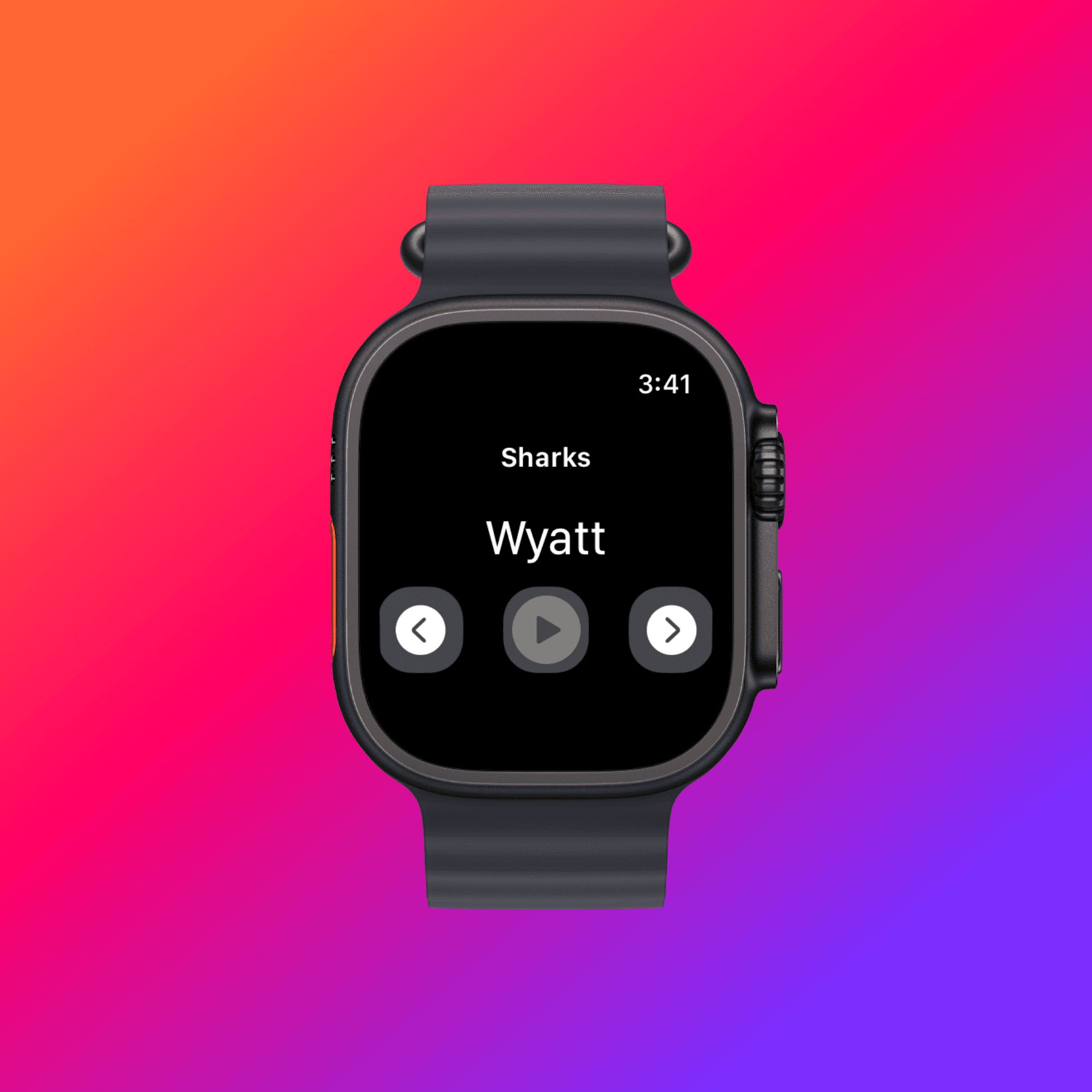 Apple Watch interface